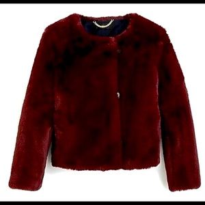 J. Crew Faux Fur Jacket